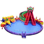 inflatable water sport park